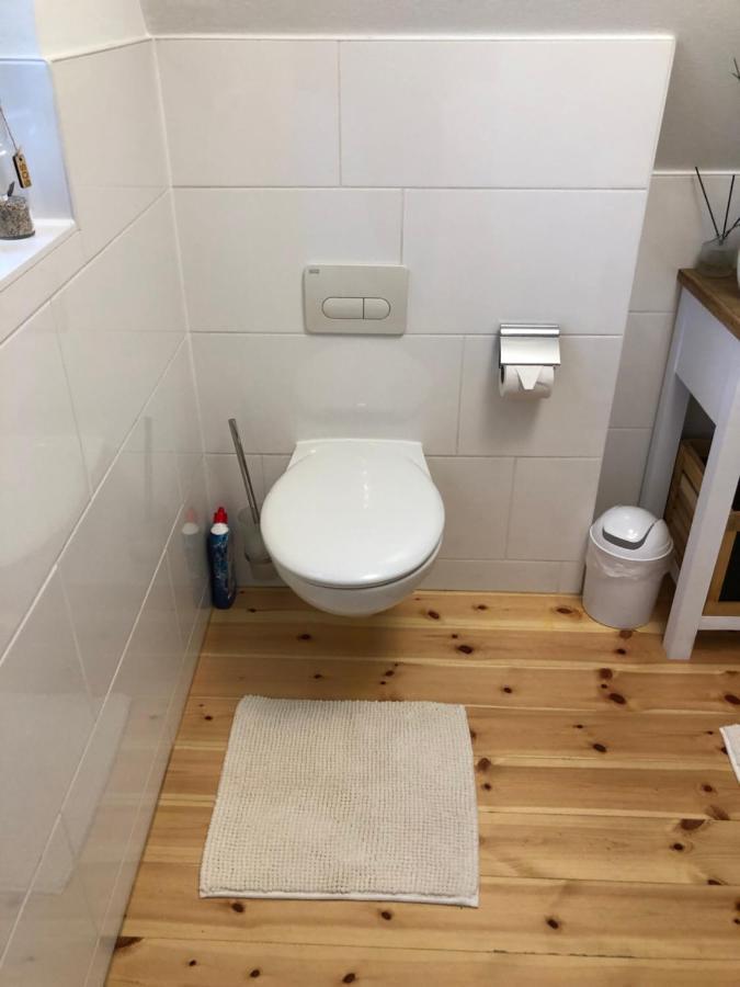 Ferienhaus Reetdach 1300qm Privatgrundstück Bootssteg Templin Lübbesee Uckermark Erholung pur Seenplatte Petersdorf  Exterior foto